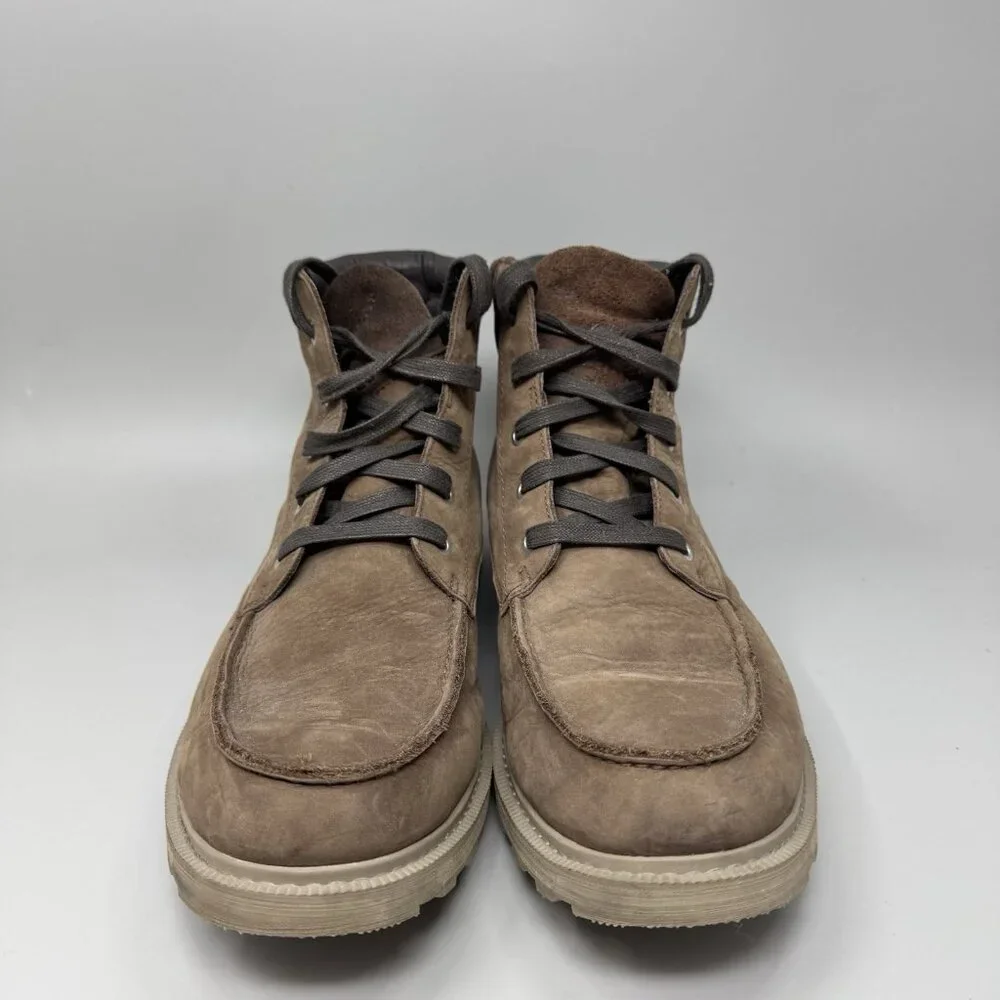 SOREL Madson II Moc Toe Waterproof Boots Mens Size 11 Tobacco Brown NM3851-256